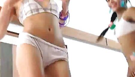 Petite teen lesbian babe fingered