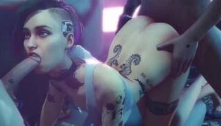 3D Compilation: Cyberpunk Judy Alvarez Panam Palmer Blowjob Anal Fuck Uncensored Hentai Compilation