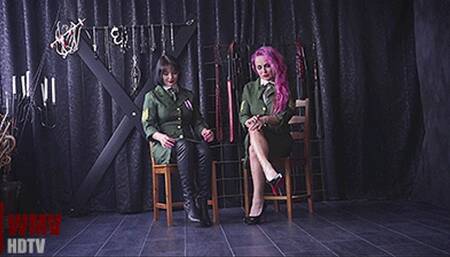 Officers Changinig Shoes And Boots (HDTVWMV) – Lady Kat and Lady Olga