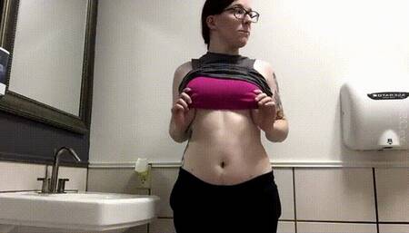 Gym Bathroom Quickie Show
