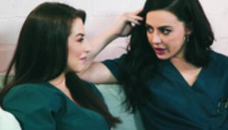 Sexy teens nursing their lusty feelings