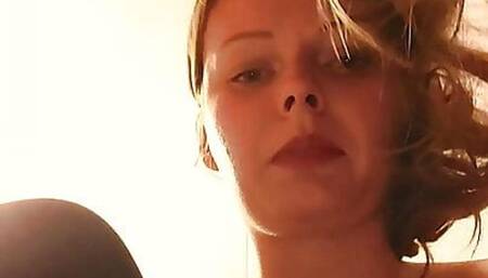 Workout Leak Giant Lucy is a Tall girl (186cm) who films herself during workout giving JOI