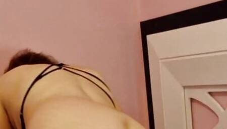 Evita Camila  She is naked and shows her wet and open pussy