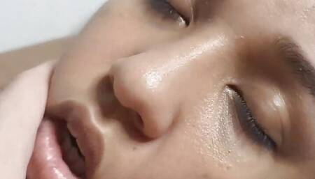 my 26 year old wife is very good busty brunette with big ass teen amateur hot video shoving my big dick into her pussy