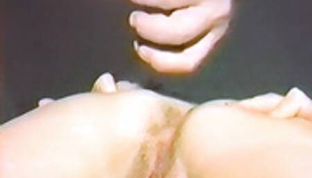 Couple explore anal in a vintage homemade porn