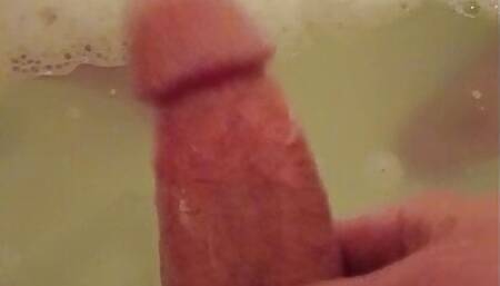 Dirty Old Man Jerking off in the tub 2