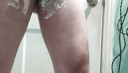 Shaving my cock and balls... Nice and smooth!