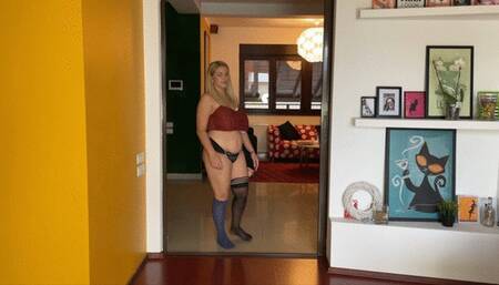 Stockings titty fuck