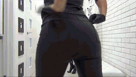 Hug me tight in a leather jacket sm