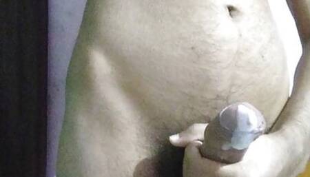 Cumming closeup