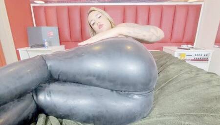 SUPER LONG FARTS IN LATEX PANTS - BY BABI VENTURA - CLIP 2 IN FULL HD