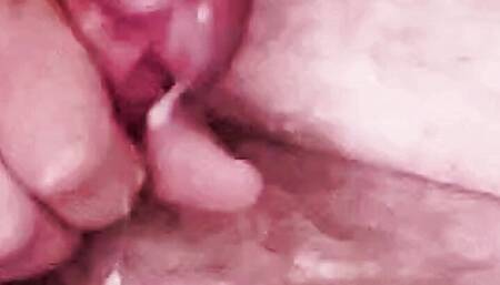 verbal slo motion cumming on thigh
