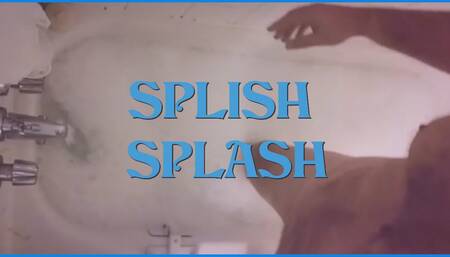 76CurvyNThick - SPLISH SPLASH Sexy Chubby Bi Daddy Plays with Ass in Bath Then Cranks One Out Hard