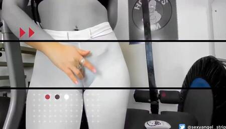 Emanuelly Raquel - Sexy Latina Gym Jerk Off Encouragement