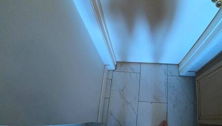 Stepmom wants sex when she catches her stepson peeping on her naked in the shower (POV)