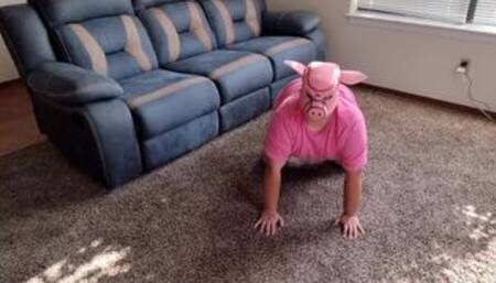 Alexa Dominates Pig Boy