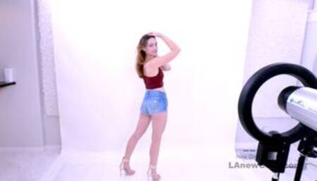 Shy Teen hard fucked modeling audition