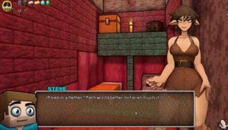 [Gameplay] HornyCraft [Minecraft Hentai game ] Ep.XIII enderman puts huge anal bea...