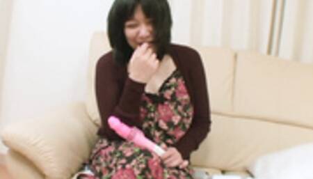 Hairy Asian moans loudly while I fuck her