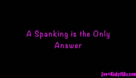 A Spanking is the Only Answer POV - Moble Version