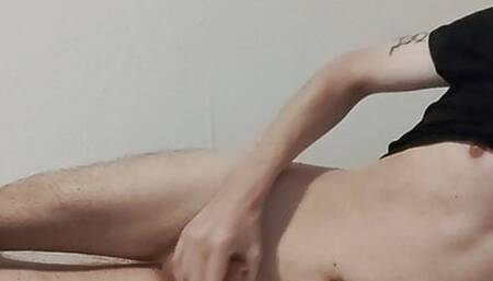 Masturbation with cum