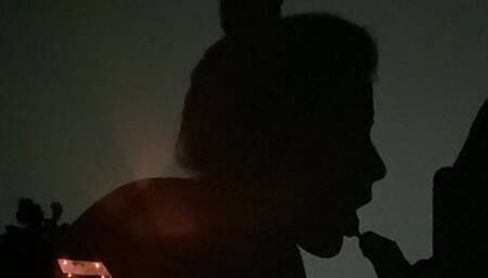 Juicy blowjob from my baby