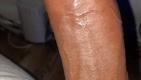 Unstoppable moans while edging with accidental ruined premature cumshot