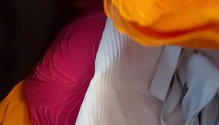Exploring wifes underwear drawer whats next to cum on?