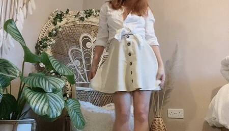 Mini Skirt Strip Tease