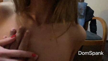 Czech porn star Sarah Kay attends a Fake casting and suck the Dick