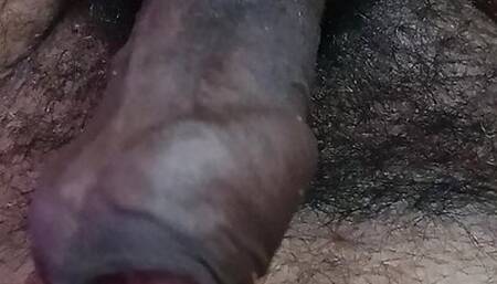 Black cock standing automatically big