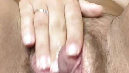 Naughty teen loves to squirt and play with her pussy and asshole