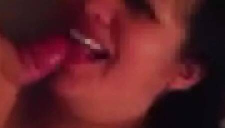 Tina Latina sucks cock