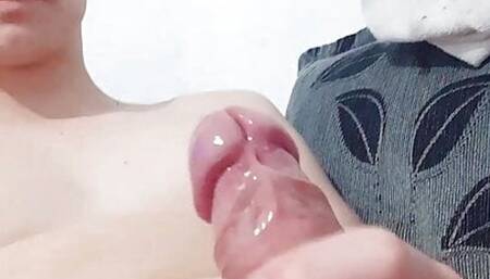Young Boy Masturbating His Big Cock