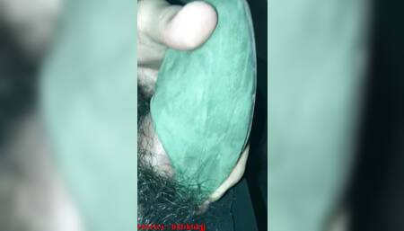 cum green flat shoe