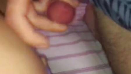 Cuckold Wife Teasing Friend And He Cum On Her Pussy