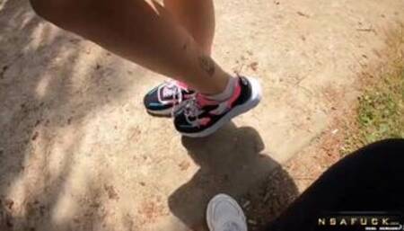 Slut Cock Craving Jogger is Cheating on