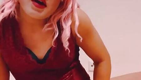 Sissy Slave Femme Sandy Dildo ride