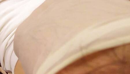 Nurse fingered with latex gloves and licked to Orgasm POV