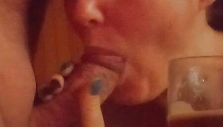 morning coffee with candy. :)