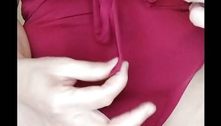 Big squirt with m'y pussy un bathroom