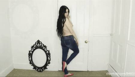 M - Matte Pink Balletflats Walking