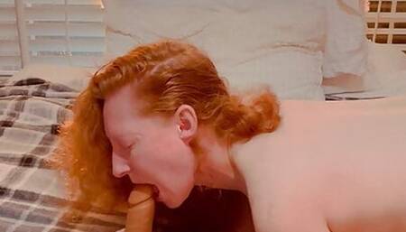 Sucking off Daddys cock GingerKitten512