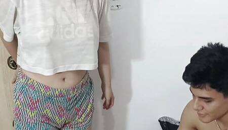 I get a delicious massage from my stepbrother until I get fucked