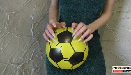 5 balls against nails - scratch to pop