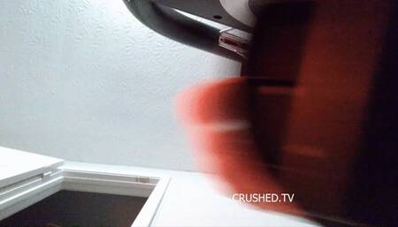 POV Tiny being squished under giantess feet while pedaling