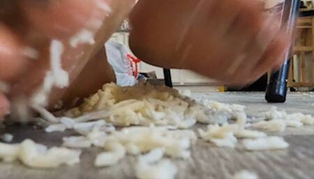 Toe jam cheese is served