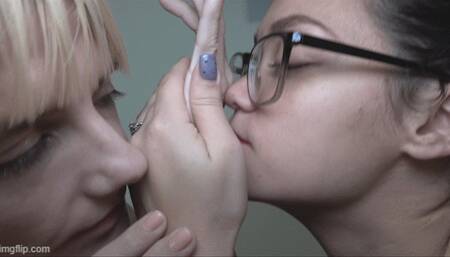 female hands and worship