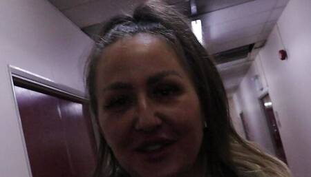 Classy's Public CUM Walk of Shame.