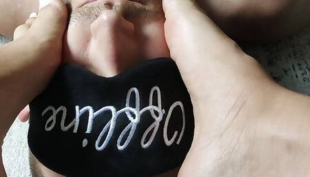 She Massages My Face With Her Lovely Feet